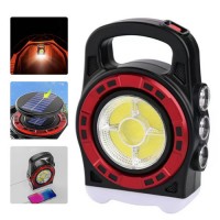 Фонарь переносной 6678С-3LED+5COB, power bank, Li-Ion аккум., Waterproof, солнечная батарея, ЗУ microUSB, Box