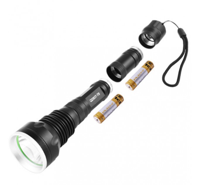 Фонарь Police Q2807-T6, под ружье, вынос.кнопка, 2х18650/1х18650, ЗУ 220V/12V, Box