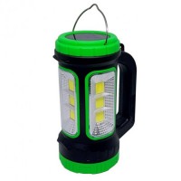 Фонарь переносной 818C-3W+COB, power bank, Li-Ion аккум., солнечная батарея, ЗУ microUSB, Box