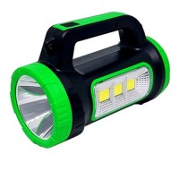 Фонарь переносной 818C-3W+COB, power bank, Li-Ion аккум., солнечная батарея, ЗУ microUSB, Box