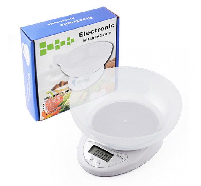 Весы кухонные B05A, 5кг (1г), чаша