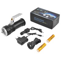 Фонарь переносной Police S912-XPE+COB (white+red), 2x18650, zoom, ЗУ 220V/12V, Box