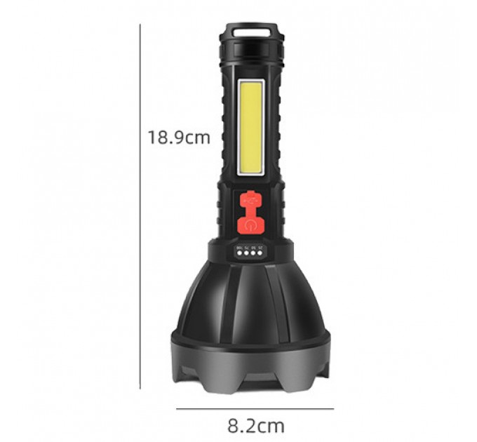 Фонарь ZJ-05-OSL+COB, Li-Ion аккумулятор, ЗУ microUSB, Box