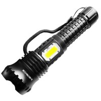 Фонарь BL-A95-P50+COB, 1x18650, zoom, ЗУ Type-C, Box