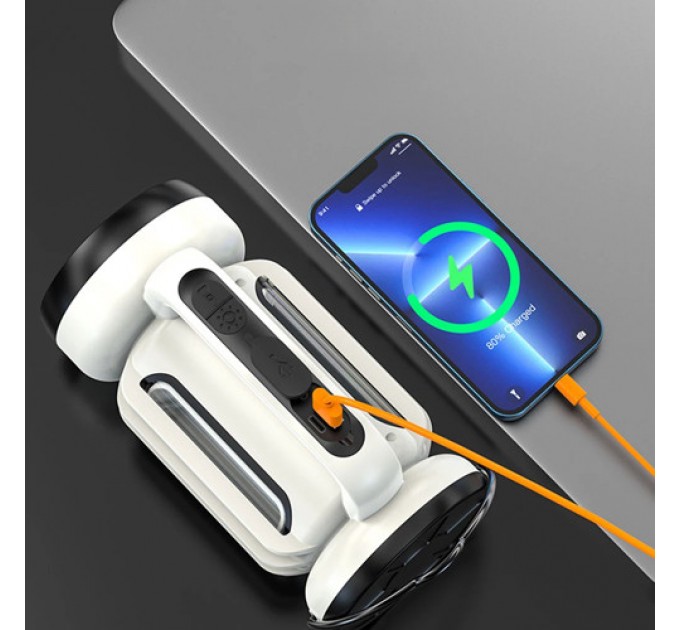 Фонарь переносной CH-22023-COB, power bank, Li-Ion аккум., ЗУ Type-C, Box