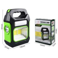 Фонарь переносной  JY-978B-LED+2COB, power bank, Li-Ion аккум., солнечная батарея, ЗУ microUSB, Box