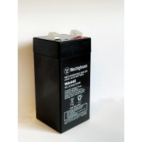 Свинцово-кислотная аккумуляторная батарея Westinghouse 4V, 4.5Ah, terminal T1, 1шт 47*47*107 мм