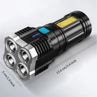 Фонарь X509/S03-4LED+COB, Li-Ion аккум., ЗУ microUSB