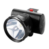 Фонарь налобный Luxury 1858 А, 1W, ЗУ 220V, встроенный аккумулятор