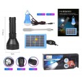 Фонарь YW-038-3W, 1 лампа 3W, гибкая Led лампа, Li-Ion акум. , солнечная батарея, Box