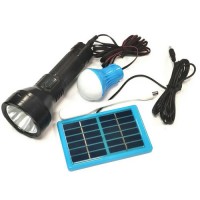 Фонарь YW-038-3W, 1 лампа 3W, гибкая Led лампа, Li-Ion акум. , солнечная батарея, Box