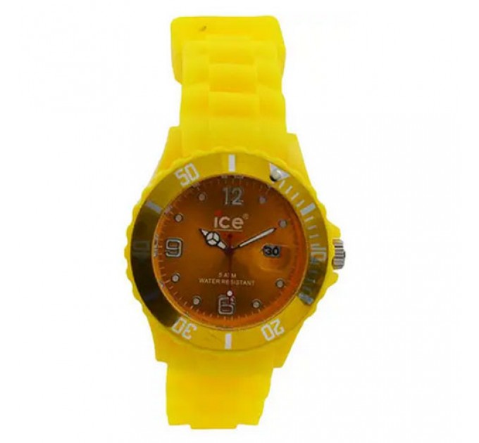 Часы наручные 7980   Детские watch (айс) календарь, yellow