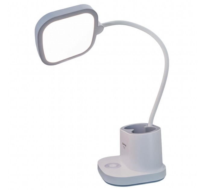 Настольная лампа с аккумулятором Quantum VERONA QM-TL1061 LED 3.5W 450lm 4100К USB 5V 3000mAh с Power Bank