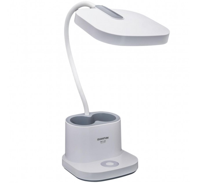 Настольная лампа с аккумулятором Quantum VERONA QM-TL1061 LED 3.5W 450lm 4100К USB 5V 3000mAh с Power Bank