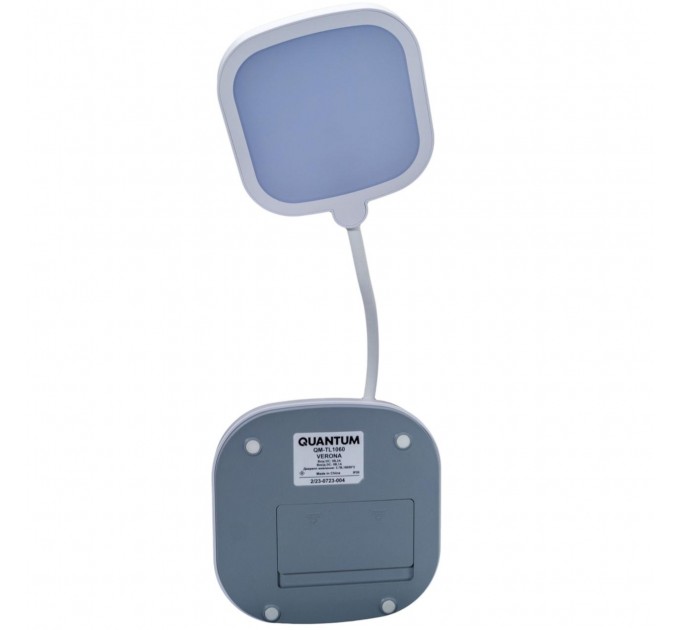 Настольная лампа с аккумулятором Quantum VERONA QM-TL1061 LED 3.5W 450lm 4100К USB 5V 3000mAh с Power Bank