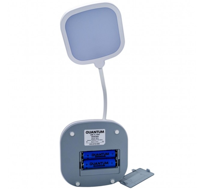 Настольная лампа с аккумулятором Quantum VERONA QM-TL1061 LED 3.5W 450lm 4100К USB 5V 3000mAh с Power Bank