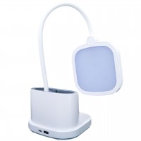 Настольная лампа с аккумулятором Quantum VERONA QM-TL1060 LED 3.5W 450lm 4100К USB 5V 4000mAh с Power Bank