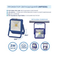 Фонарь Westinghouse 3W LED WF1530+4xAAА LR 03 в комплекте 1шт без уп.