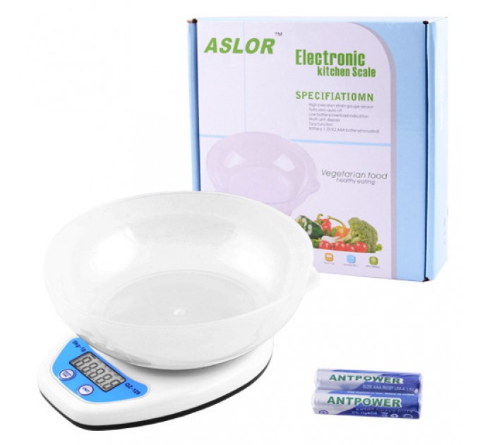 Весы кухонные QZ-129A, 5кг (1г), чаша
