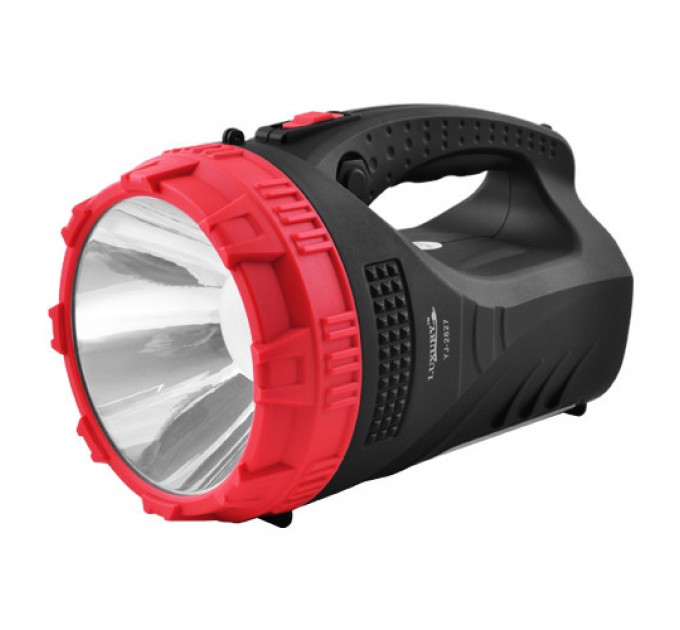 Фонарь переносной Luxury 2827, 3W+9LED/25LED, встроенный аккумулятор, ЗУ 220V