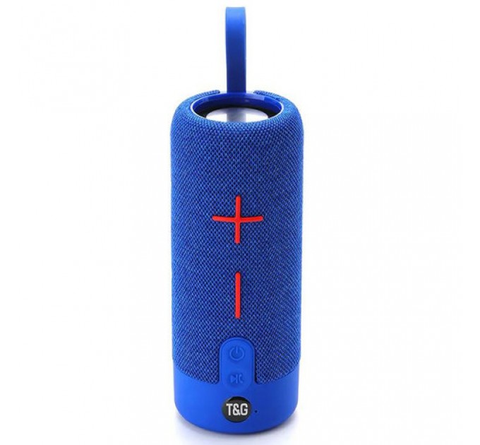Bluetooth-колонка TG619C с RGB ПОДСВЕТКОЙ, speakerphone, радио, blue