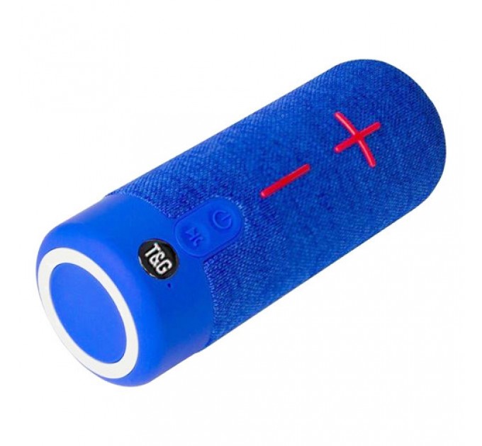 Bluetooth-колонка TG619C с RGB ПОДСВЕТКОЙ, speakerphone, радио, blue