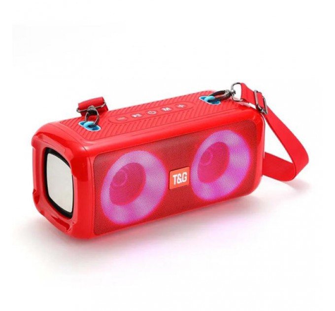 Bluetooth-колонка TG641, c функцией speakerphone, радио, red