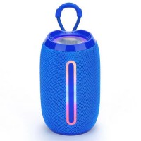 Bluetooth-колонка TG653 с RGB ПОДСВЕТКОЙ, speakerphone, радио, blue