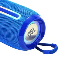 Bluetooth-колонка TG653 с RGB ПОДСВЕТКОЙ, speakerphone, радио, blue