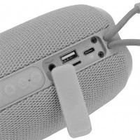 Bluetooth-колонка TG653 с RGB ПОДСВЕТКОЙ, speakerphone, радио, grey