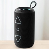 Bluetooth-колонка TG656 с RGB ПОДСВЕТКОЙ, speakerphone, радио, black