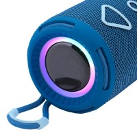 Bluetooth-колонка TG656 с RGB ПОДСВЕТКОЙ, speakerphone, радио, blue