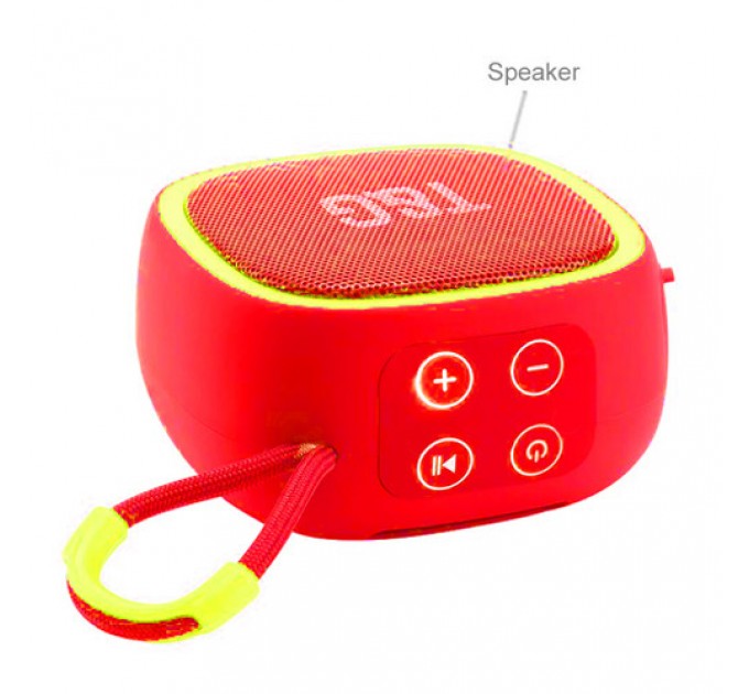 Bluetooth-колонка TG659, c функцией speakerphone, радио, red
