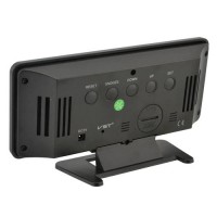 Часы сетевые VST-888Y-5, синие, температура, влажность, USB
