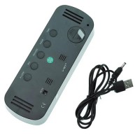 Часы сетевые VST-895Y-4, зеленые, температура, USB