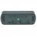 Часы сетевые VST-895Y-4, зеленые, температура, USB