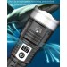 Фонарь PLD-008 WHITE LASER LED PM10-TG, Li-Ion аккум., power bank, индикация заряда, ЗУ Type-C, zoom, Box