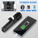 Фонарь PLD-H007  WHITE LASER LED PM10-TG, Li-Ion аккум., power bank, индикация заряда, ЗУ Type-C, zoom, Box