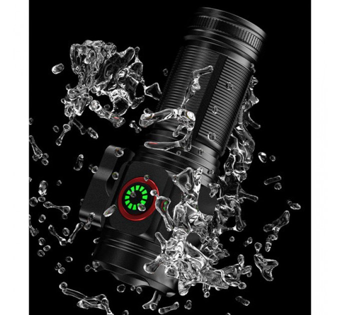 Фонарь W5183-4XHP360, 1х18500, индикация заряда, магнит, стропорез, ЗУ Type-C, Box