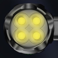 Фонарь W5183-4XHP360, 1х18500, индикация заряда, магнит, стропорез, ЗУ Type-C, Box