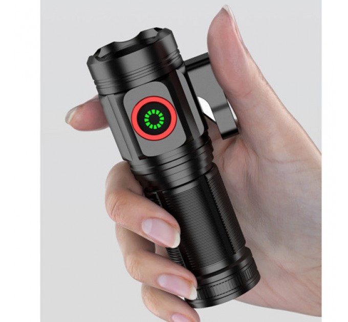 Фонарь W5183-4XHP360, 1х18500, индикация заряда, магнит, стропорез, ЗУ Type-C, Box