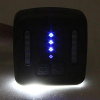Фонарь налобный W6129-XPE+COB+8RGB, Motion Sensor,  Li-Ion аккум., индикация заряда, клипса, ЗУ Type-C, чехол