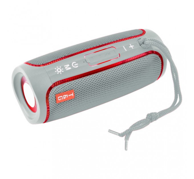Bluetooth-колонка TG288 с RGB ПОДСВЕТКОЙ, speakerphone, радио, grey