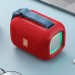 Bluetooth-колонка TG339 с RGB ПОДСВЕТКОЙ, speakerphone, радио, red