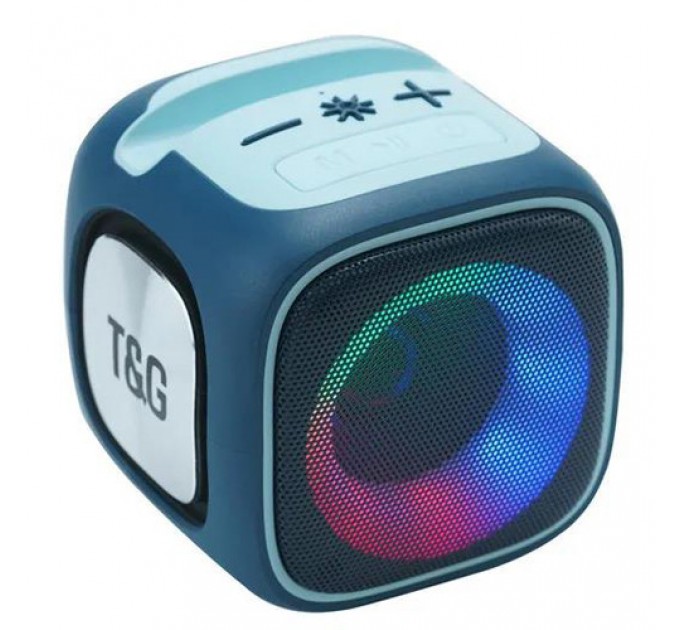 Bluetooth-колонка TG359 с RGB ПОДСВЕТКОЙ, speakerphone, радио, blue