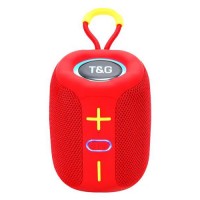 Bluetooth-колонка TG658 с RGB ПОДСВЕТКОЙ, speakerphone, радио, red
