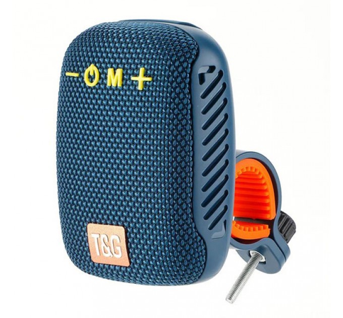 Bluetooth-колонка + ВЕЛОКРЕПЛЕНИЕ TG392, IPX5, speakerphone, радио, blue