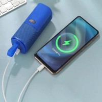 Bluetooth-колонка с наушниками TG807, c функцией POWER BANK, speakerphone, радио, blue