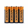 Батарейка солевая Videx R6P/AA 4шт SHRINK
