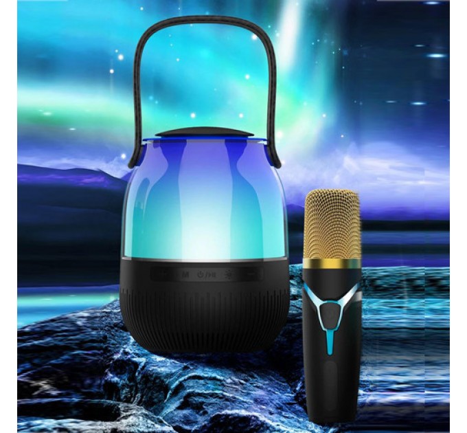 Bluetooth-колонка с RGB подсветкой XM-A68, микрофон
